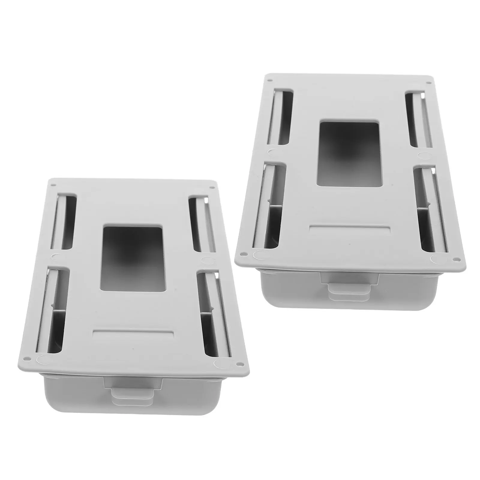 2Pcs Under Desk Drawer Self Adhesive Hidden Storage Box Space Saving Organizer for Office Workspace Small Desk Drawer Slide Out
2Pcs Under Desk Drawer Self Adhesive Hidden Storage Box Space Saving Organizer for Office Workspace Small Desk Drawer Slide Out