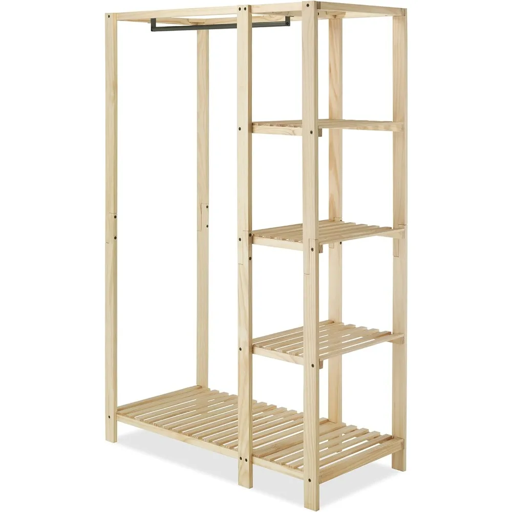 Slat Wood Wardrobe Clothes Closet for Room Bedroom Clothes Cabinet Assembly Multifunctional Portable Furniture Home
Slat Wood Wardrobe Clothes Closet for Room Bedroom Clothes Cabinet Assembly Multifunctional Portable Furniture Home