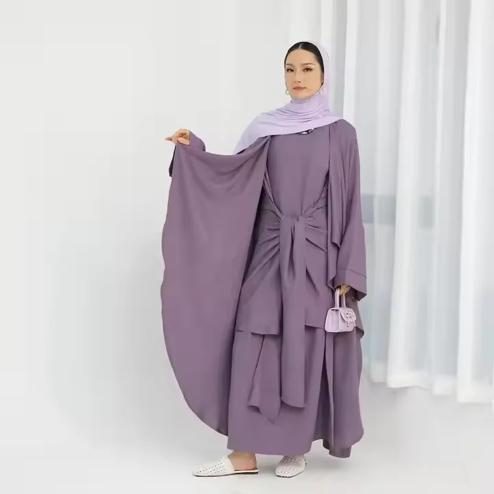 Muslim Sets for Women Kimono Cardigan 2 Piece Dress Ramadan Dubai Open Abaya Kimono Jalabiya Islam Clothing Robe Kebaya Kaftan
Muslim Sets for Women Kimono Cardigan 2 Piece Dress Ramadan Dubai Open Abaya Kimono Jalabiya Islam Clothing Robe Kebaya Kaftan