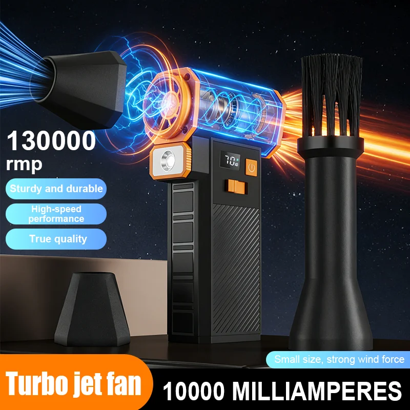 Турбоструйный вентилятор, 130000 об/мин, мини-беспроводной вентилятор, 10000 мАч для автомобильной сушилки/ПК/уборки дома, мощное удаление пыли и быстрое сушка
Турбоструйный вентилятор, 130000 об/мин, мини-беспроводной вентилятор, 10000 мАч для автомобильной сушилки/ПК/уборки дома, мощное удаление пыли и быстрое сушка