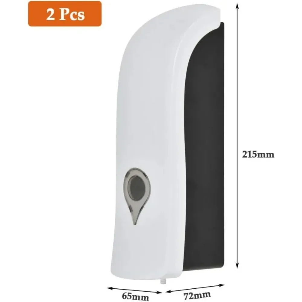 2Pcs Soap Dispenser Manual Wall-Mounted Hotel Bathroom Soap Dispenser Hand Sanitizer Bottle Soap Dispenser Convenient
2Pcs Soap Dispenser Manual Wall-Mounted Hotel Bathroom Soap Dispenser Hand Sanitizer Bottle Soap Dispenser Convenient