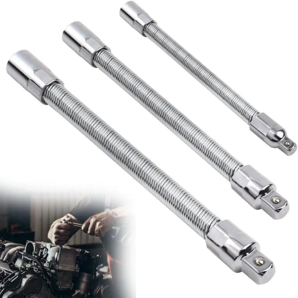 1/3Pcs Flexible Shaft Flexible Extension Bar Set Conversion Head High Torque Drive Socket Extension Bar Ratchet Wrench
1/3Pcs Flexible Shaft Flexible Extension Bar Set Conversion Head High Torque Drive Socket Extension Bar Ratchet Wrench
