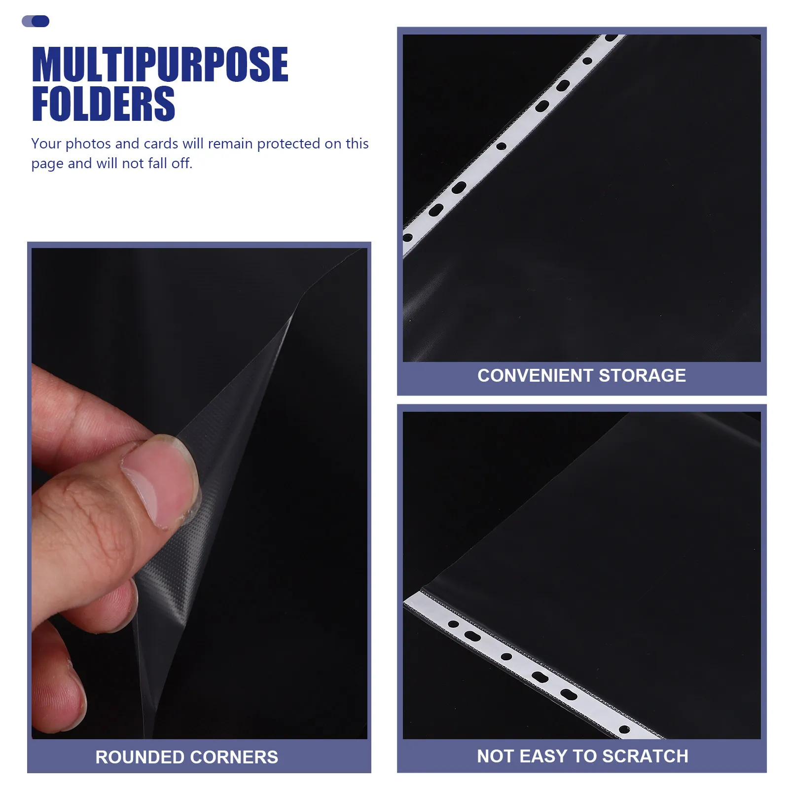 200Pcs Protective Loose Leaf Cover Waterproof PP Binder Folders for Work Document Photo Storage
200Pcs Protective Loose Leaf Cover Waterproof PP Binder Folders for Work Document Photo Storage