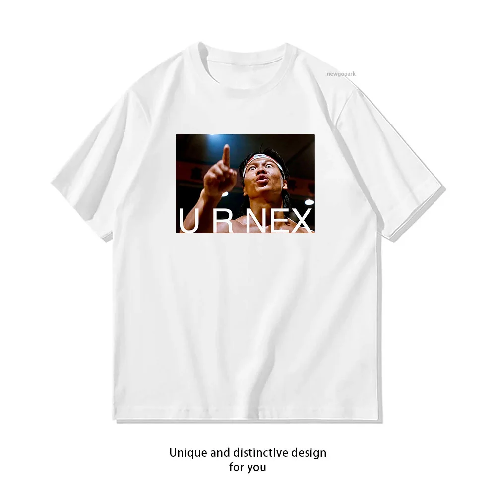 U R NEX Chong Li Bloodsport T-shirt Woman Men Summer Casual Breathable O-neck Graphic T Shirts Outdoors Classic Style
U R NEX Chong Li Bloodsport T-shirt Woman Men Summer Casual Breathable O-neck Graphic T Shirts Outdoors Classic Style