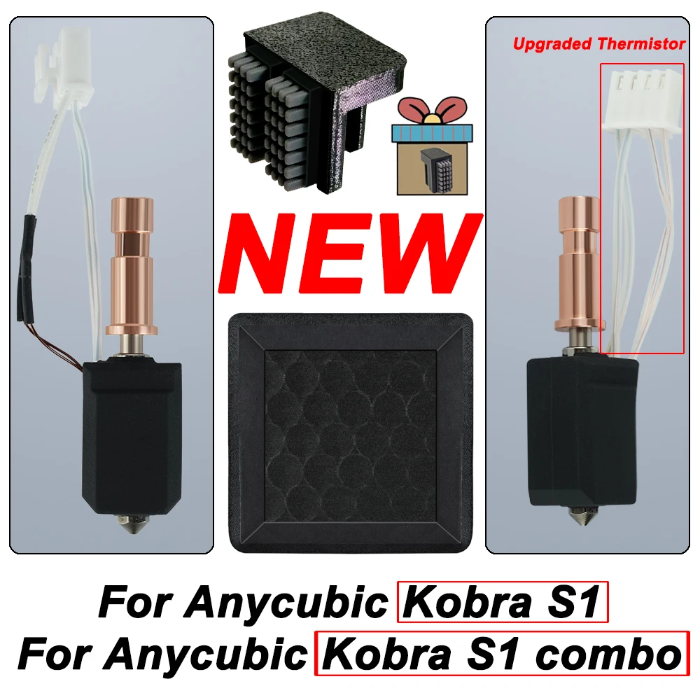 НОВЫЙ стеклоочиститель сопла для Anycubic Kobra S1/S1C Hotend, более износостойкий очиститель сопла, силиконовая щетка, инструмент для очистки
НОВЫЙ стеклоочиститель сопла для Anycubic Kobra S1/S1C Hotend, более износостойкий очиститель сопла, силиконовая щетка, инструмент для очистки