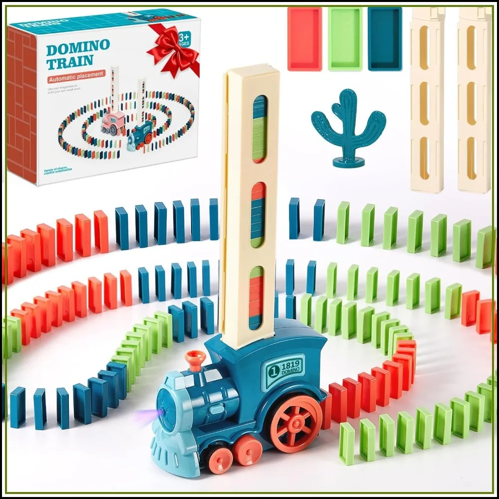 200 PCS Domino Train Set, Automatic Stacking Toy, Electric Building Blocks for Kids 3+
200 PCS Domino Train Set, Automatic Stacking Toy, Electric Building Blocks for Kids 3+