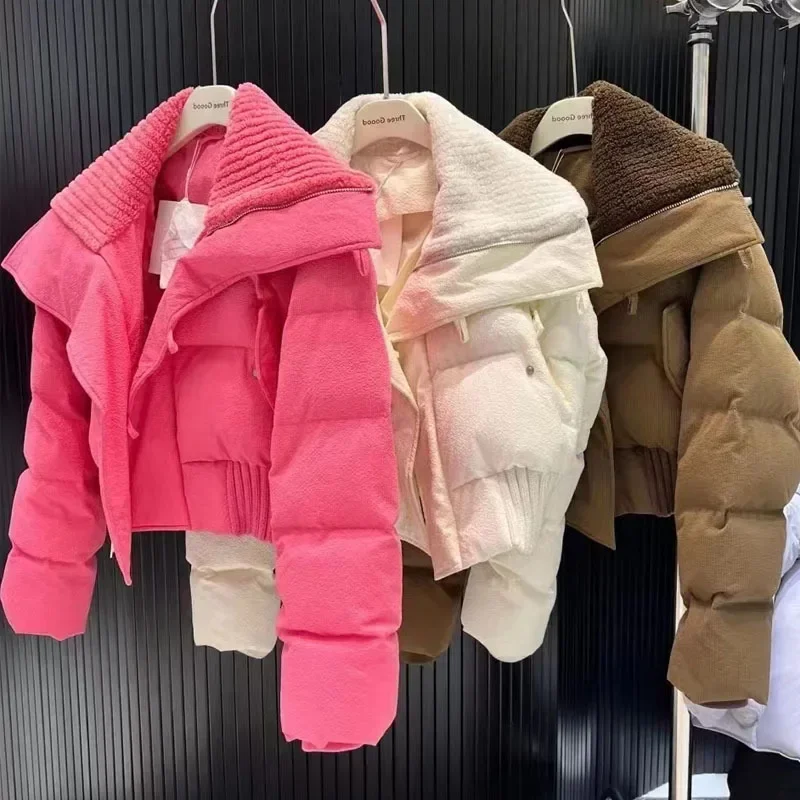 Women Autumn Winter Short Parkas Jackets 2025 Casual Stand collar Zipper Outwear Coats Female Winter Jackets parkas Coats
Women Autumn Winter Short Parkas Jackets 2025 Casual Stand collar Zipper Outwear Coats Female Winter Jackets parkas Coats