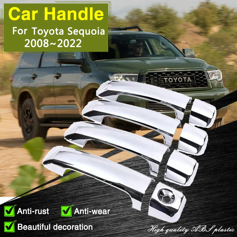 Chrome Door Handle Cover For Toyota Sequoia XK60 2008-2022 Trim Car Exterior Accessories Protective Stickers 2018 2019 2020 2021
Chrome Door Handle Cover For Toyota Sequoia XK60 2008-2022 Trim Car Exterior Accessories Protective Stickers 2018 2019 2020 2021