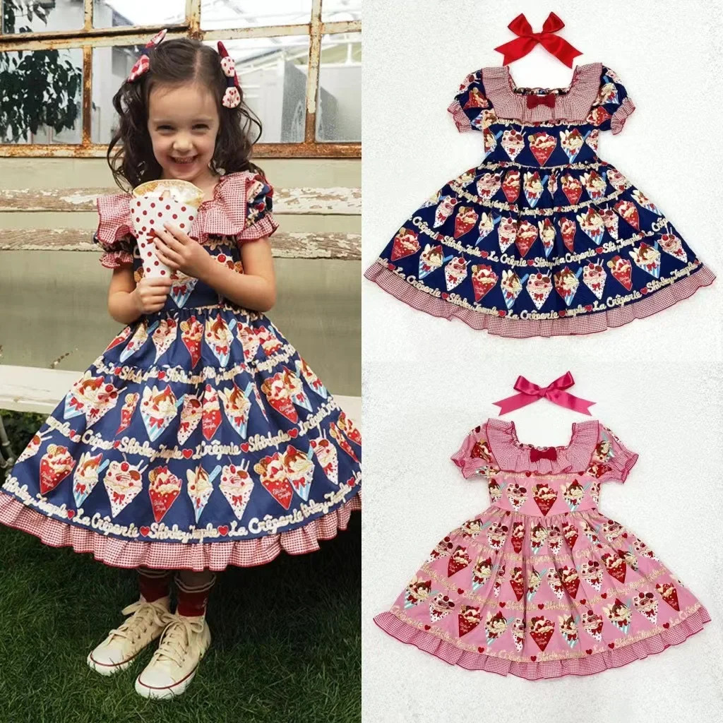 Girls' Skirt 2023 Summer Fashion Brand Children's Clothing ST Full Printing Crepe Pattern Cotton Children's Shoulder Dress
Girls' Skirt 2023 Summer Fashion Brand Children's Clothing ST Full Printing Crepe Pattern Cotton Children's Shoulder Dress