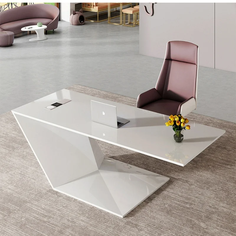 vn-Italian Luxury boss Desk Simple Modern Big Desk White Office Manager Desk President Table and Chair Combination#
vn-Italian Luxury boss Desk Simple Modern Big Desk White Office Manager Desk President Table and Chair Combination#
