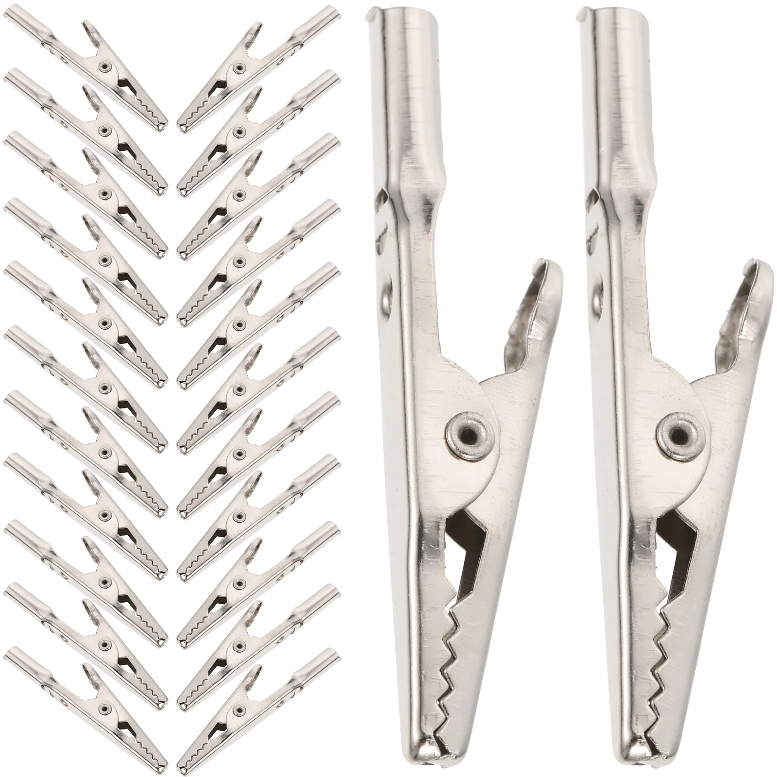 100 Pcs Car Metal Alligator Clip Clamps Anti-Static Clips Tool Silver Nickel Plated
100 Pcs Car Metal Alligator Clip Clamps Anti-Static Clips Tool Silver Nickel Plated
