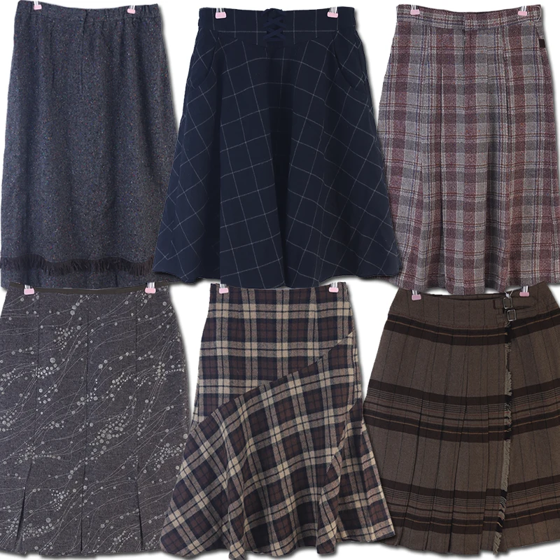 Винтажная клетчатая юбка А-силуэта с высокой талией, повседневная, из смесовой шерсти и полиэстера, в стиле ретро, осенняя мода G6
Винтажная клетчатая юбка А-силуэта с высокой талией, повседневная, из смесовой шерсти и полиэстера, в стиле ретро, осенняя мода G6