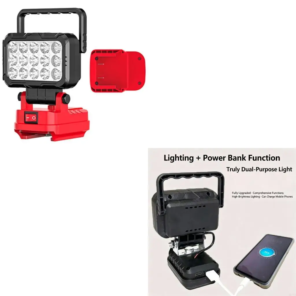 MultiPurpose LED Utility Lamp LED Work Light With 5V 2.1A USB Charging Port And Durability Aluminum Body Long Last M4YD
MultiPurpose LED Utility Lamp LED Work Light With 5V 2.1A USB Charging Port And Durability Aluminum Body Long Last M4YD