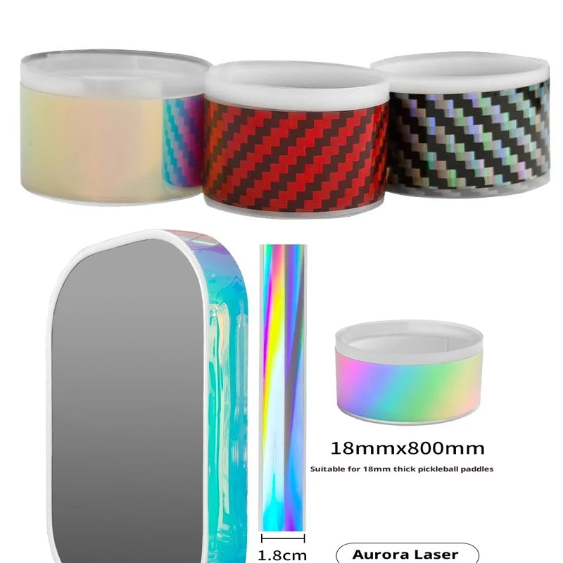 Laser Pickleball Paddle Protection Tape-Paddle Head Edge Guard-Racket Edge Protection Tape-Fit Perfectly Curved Edge Laser Tape
Laser Pickleball Paddle Protection Tape-Paddle Head Edge Guard-Racket Edge Protection Tape-Fit Perfectly Curved Edge Laser Tape