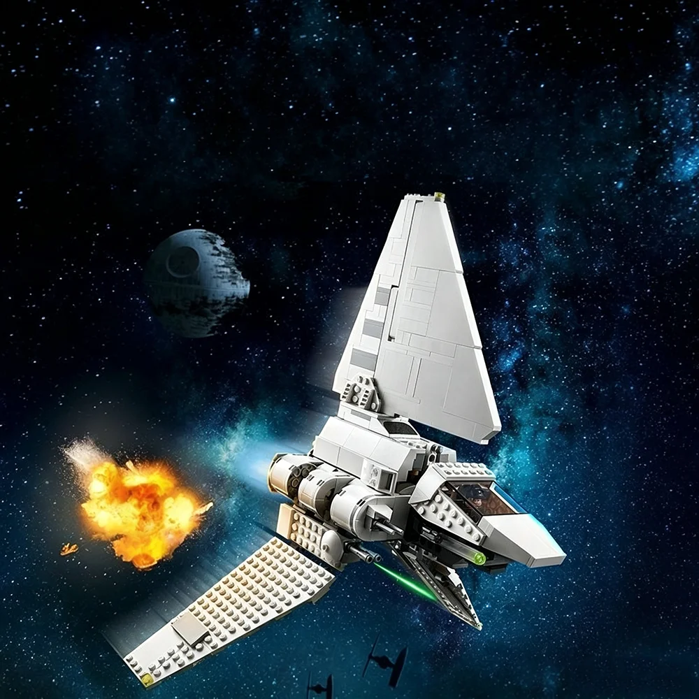 660Pcs Sci-Fi Starfighter Spaceship Building Block Set, Mini Shuttle Aircraft Model Kit, Collectible Display Gift for Fans
660Pcs Sci-Fi Starfighter Spaceship Building Block Set, Mini Shuttle Aircraft Model Kit, Collectible Display Gift for Fans