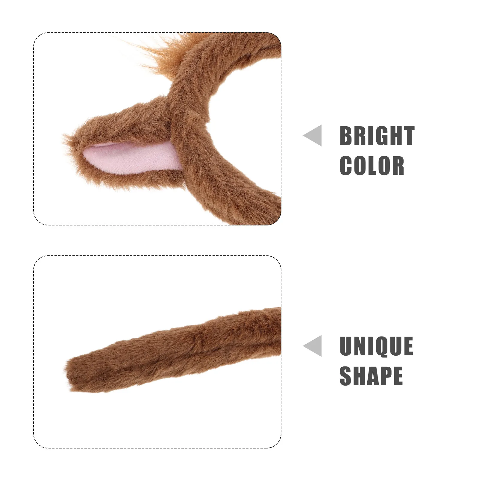1Set Kids Chipmunk Ears Headband Accessory Set Soft Brown Tail Creative Animal Ear Headdress Holiday Birthday Party Cosplay
1Set Kids Chipmunk Ears Headband Accessory Set Soft Brown Tail Creative Animal Ear Headdress Holiday Birthday Party Cosplay