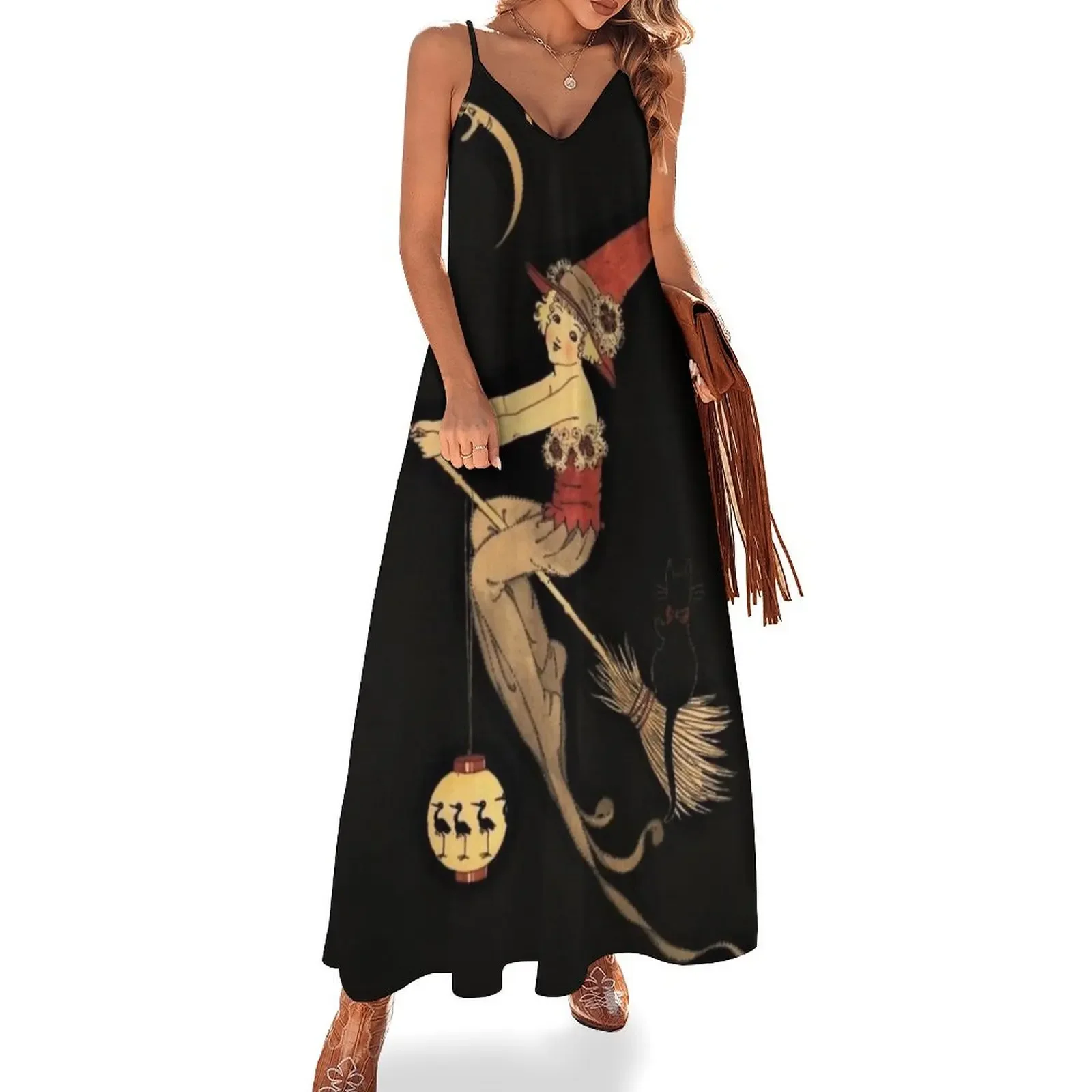 Margaret Clark Vintage Little Witch Illustration Sleeveless Dress women's summer dress 2025 Bride dresses evening dresses ladies
Margaret Clark Vintage Little Witch Illustration Sleeveless Dress women's summer dress 2025 Bride dresses evening dresses ladies