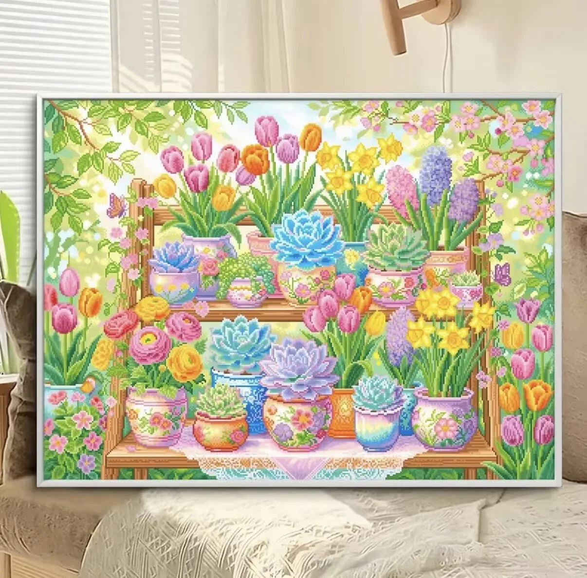11CT 9ct 110x85cm Succulent flowers Embroidery DIY Printed Kits Cross Stitch Needlework Set Home Decor Crafts
11CT 9ct 110x85cm Succulent flowers Embroidery DIY Printed Kits Cross Stitch Needlework Set Home Decor Crafts