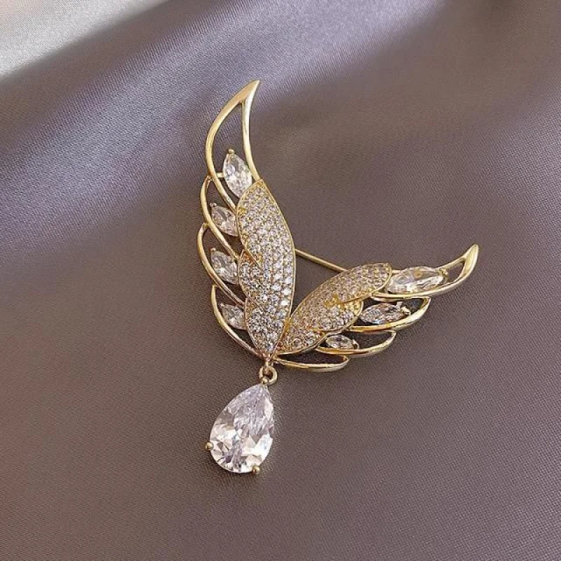 2PC setAngel Wings Water Drop Brooch Light Luxury Niche High-end Anti-exposure Buckle Internet Celebrity Fixed Clothing Brooch W
2PC setAngel Wings Water Drop Brooch Light Luxury Niche High-end Anti-exposure Buckle Internet Celebrity Fixed Clothing Brooch W