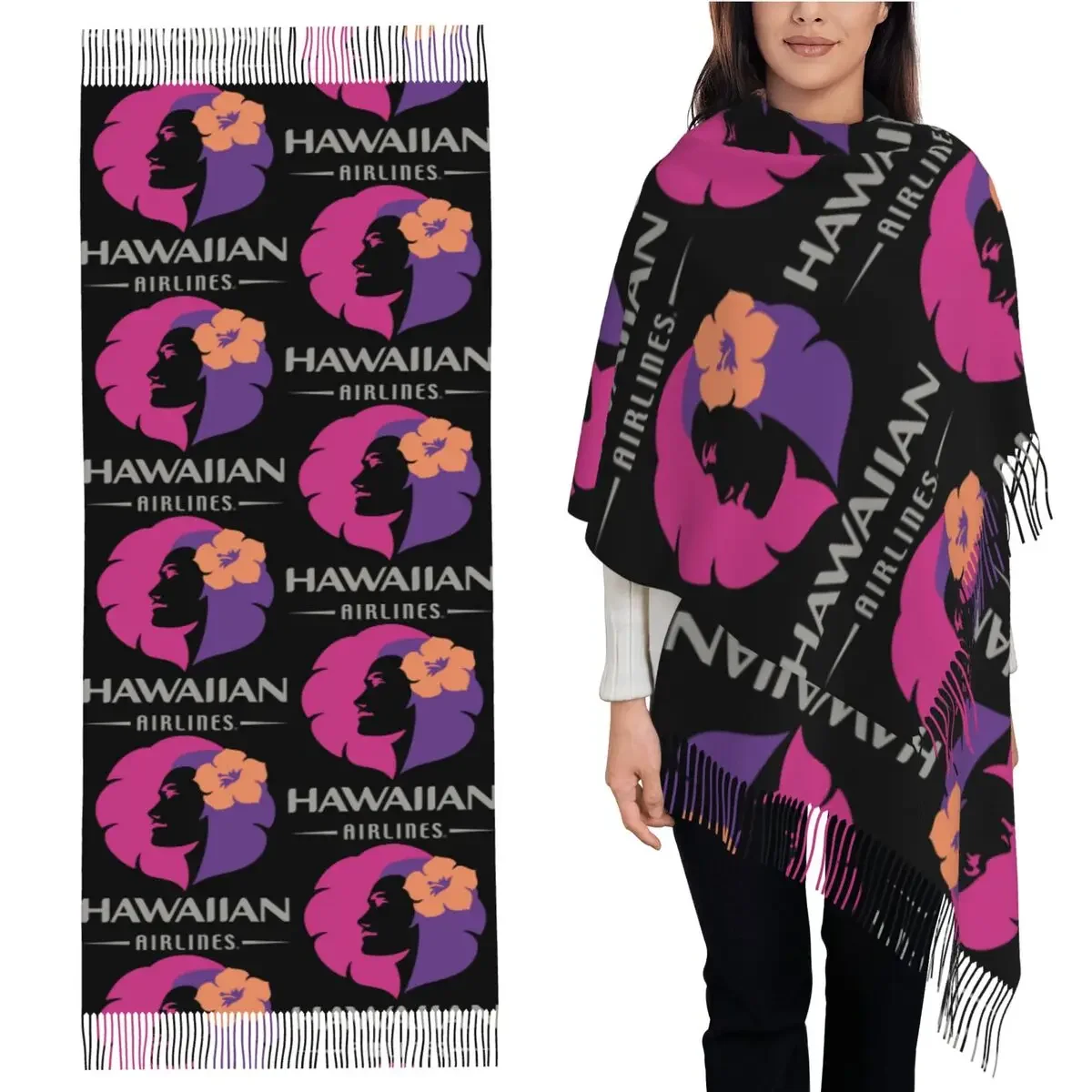 Hawaiian Airlines Herc Travel End Of Southern Summer Шарфы с кисточками Женские шали и накидки Длинная осенне-зимняя шаль
Hawaiian Airlines Herc Travel End Of Southern Summer Шарфы с кисточками Женские шали и накидки Длинная осенне-зимняя шаль