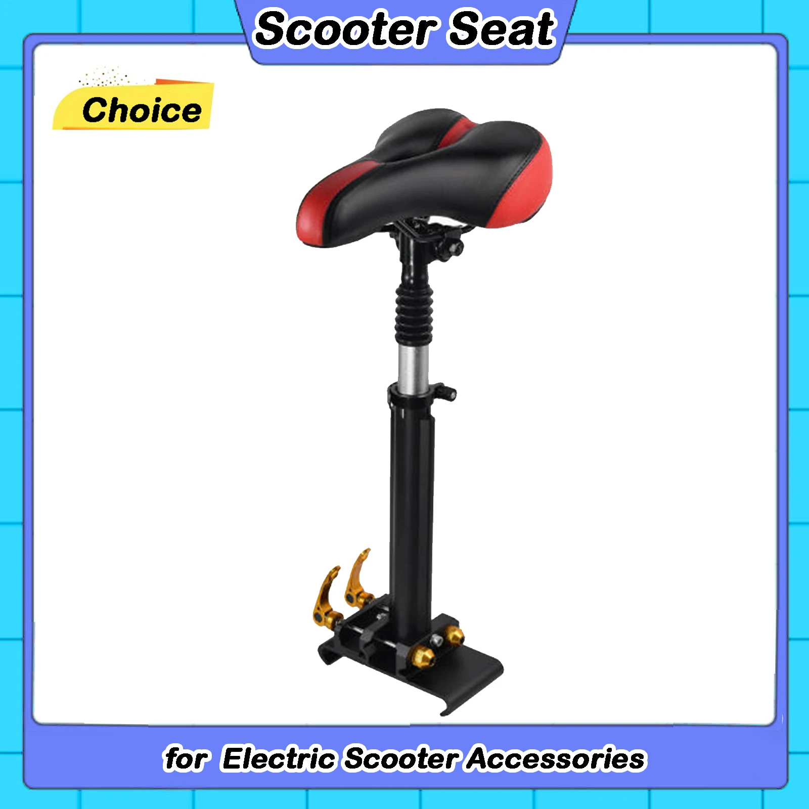 Adjustable Scooter Seat 45-65cm Electric Scooter Folding Saddle Seats Ergonomic PU Cushion w/Shock Absorption for Xiaomi M365
Adjustable Scooter Seat 45-65cm Electric Scooter Folding Saddle Seats Ergonomic PU Cushion w/Shock Absorption for Xiaomi M365