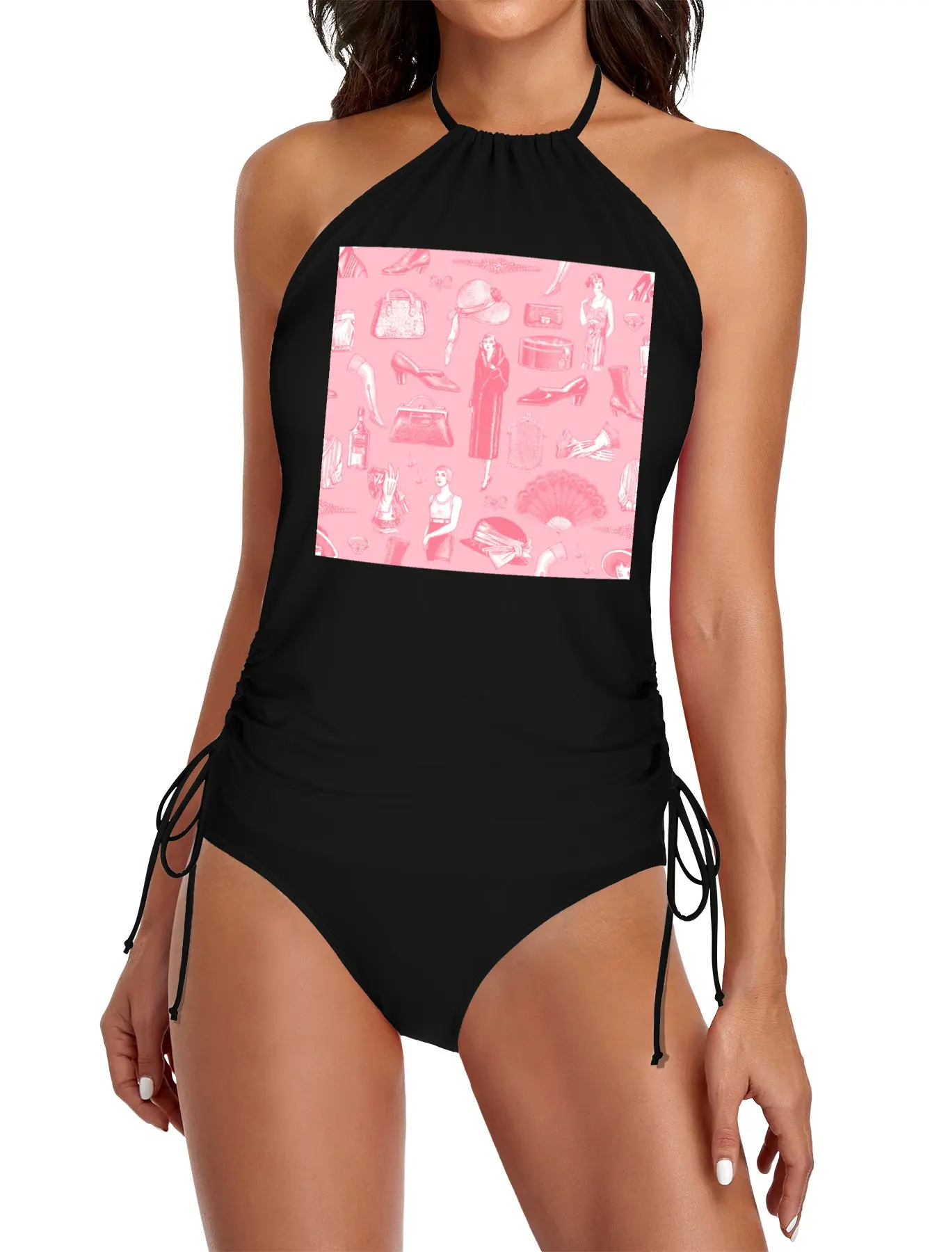 pink art deco 1920s flapper glamour feminine Split Swimsuit Set full women swimsuit beach clothes woman
pink art deco 1920s flapper glamour feminine Split Swimsuit Set full women swimsuit beach clothes woman