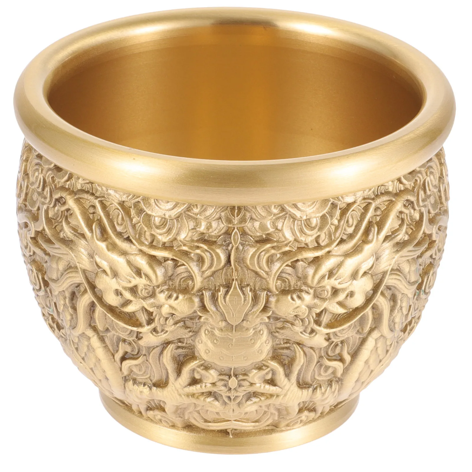 Dragon Pattern Treasure Bowl Chinese Style Decorative Brass Home Office Wealth Fortune Bowl Centerpiece Small Basin Feng Shui
Dragon Pattern Treasure Bowl Chinese Style Decorative Brass Home Office Wealth Fortune Bowl Centerpiece Small Basin Feng Shui