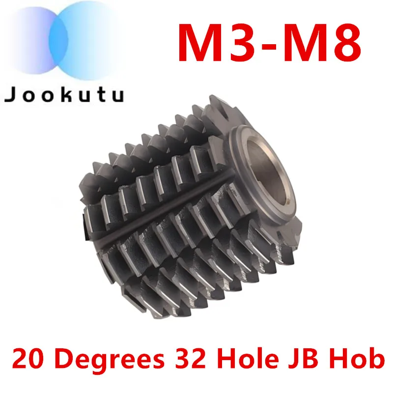 M3 M3.25 M3.5 M4 M4.5 M5 M5.5 M6 M7 M8 Pressure Angle 20 Degrees 32 Holes JB Gear Hob HSS
M3 M3.25 M3.5 M4 M4.5 M5 M5.5 M6 M7 M8 Pressure Angle 20 Degrees 32 Holes JB Gear Hob HSS