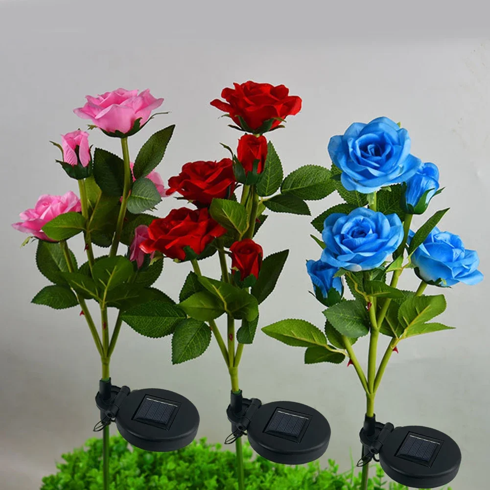 LED Solar Simulation Rose Flower Light Waterproof Garden Landscape Lamp Outdoor Lawn Lamp Home Xmas Decorative Flower Lights
LED Solar Simulation Rose Flower Light Waterproof Garden Landscape Lamp Outdoor Lawn Lamp Home Xmas Decorative Flower Lights