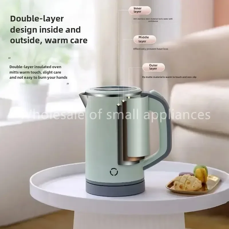 110V electric kettle stainless steel household insulation integrated export small household appliances automatic power outage
110V electric kettle stainless steel household insulation integrated export small household appliances automatic power outage