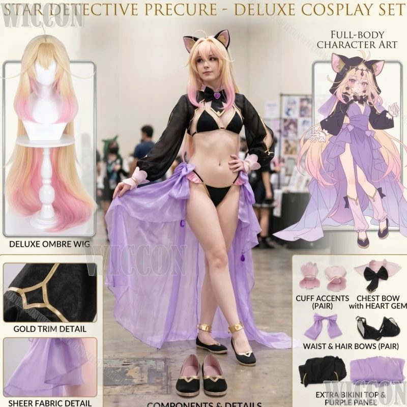Star Detective Precure Moria Ruruka Doujin Lingerie Private Wear Set Women Cosplay Underwear Sweet Cute Comic Con Festival
Star Detective Precure Moria Ruruka Doujin Lingerie Private Wear Set Women Cosplay Underwear Sweet Cute Comic Con Festival