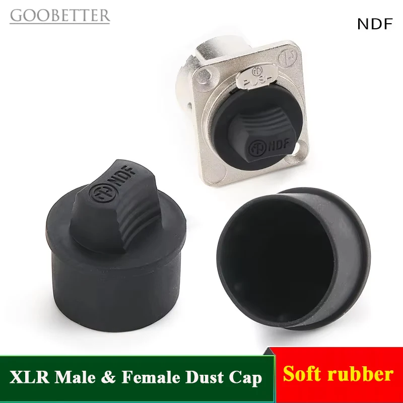 XLR Male Female Dust Cap Waterproof Cover Cannon Soft Rubber Cap for Dummy Plug of XLR Female Seat
XLR Male Female Dust Cap Waterproof Cover Cannon Soft Rubber Cap for Dummy Plug of XLR Female Seat