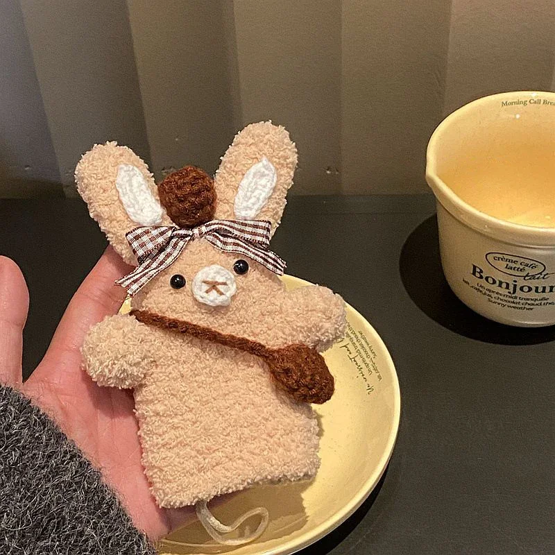 Handmaking Crochet Keychains Cute Cartoon Bear Bag Keychain Knitting Kawaii Keys Holder Creative Car Keys Storage Bag Pendant
Handmaking Crochet Keychains Cute Cartoon Bear Bag Keychain Knitting Kawaii Keys Holder Creative Car Keys Storage Bag Pendant