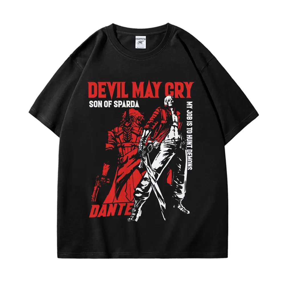 Game Devil May Cry Graphic T Shirt High Quality Fashion Short Sleeve T-shirts Summer 100% Cotton Oversized Casual T-shirt Unisex
Game Devil May Cry Graphic T Shirt High Quality Fashion Short Sleeve T-shirts Summer 100% Cotton Oversized Casual T-shirt Unisex