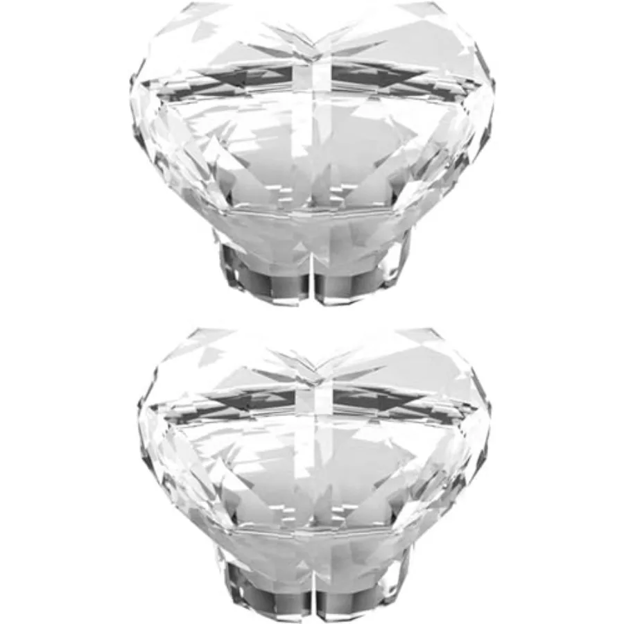 2Pcs Transparent Love Heart Shaped Toilet Tank Button, Crystal Heart Toilet Press Button, Button Pusher Helper, Button Aid Toil
2Pcs Transparent Love Heart Shaped Toilet Tank Button, Crystal Heart Toilet Press Button, Button Pusher Helper, Button Aid Toil