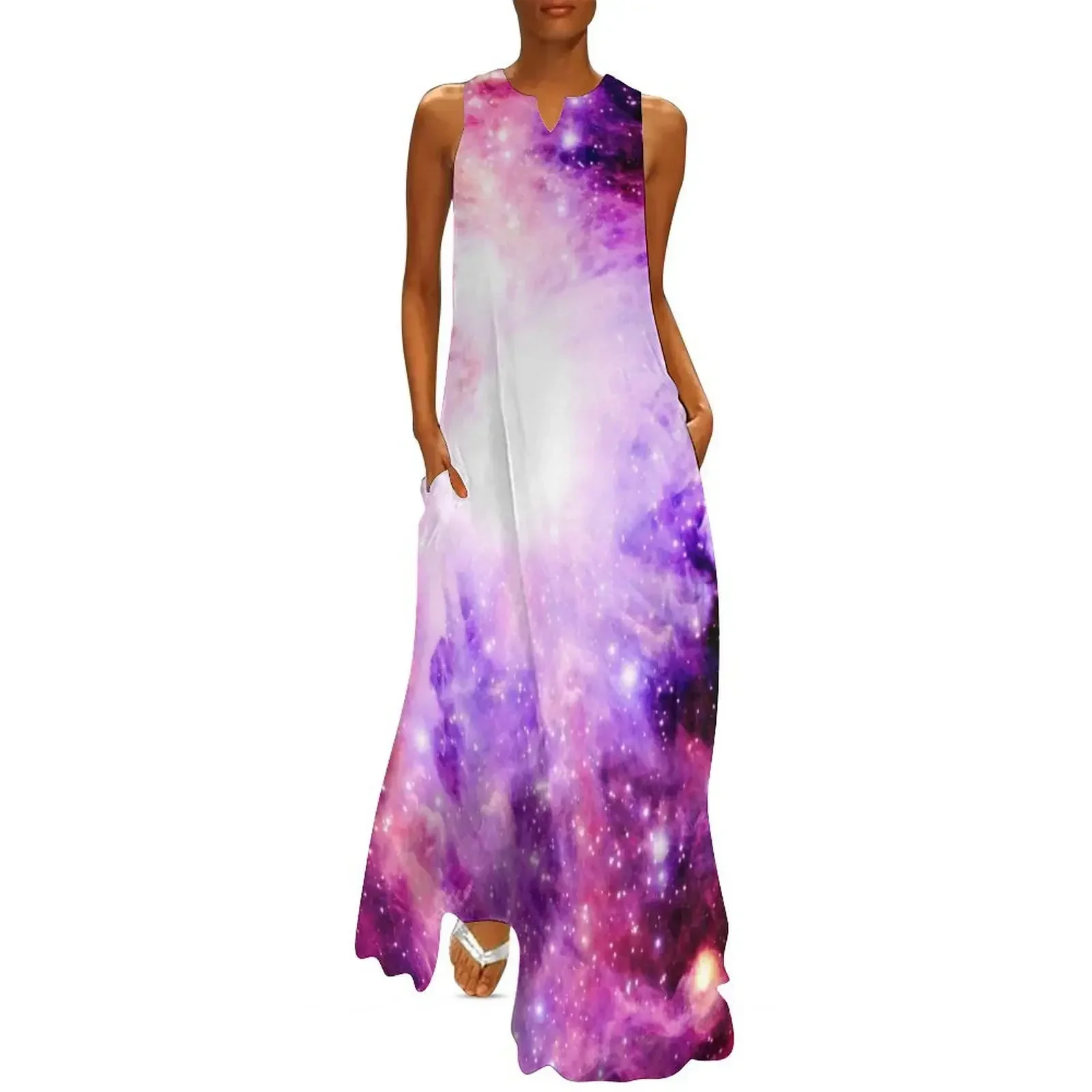 Galaxy Orion Nebula Pink Purple Nebula Long Dress beach dress Casual dresses cute dress
Galaxy Orion Nebula Pink Purple Nebula Long Dress beach dress Casual dresses cute dress