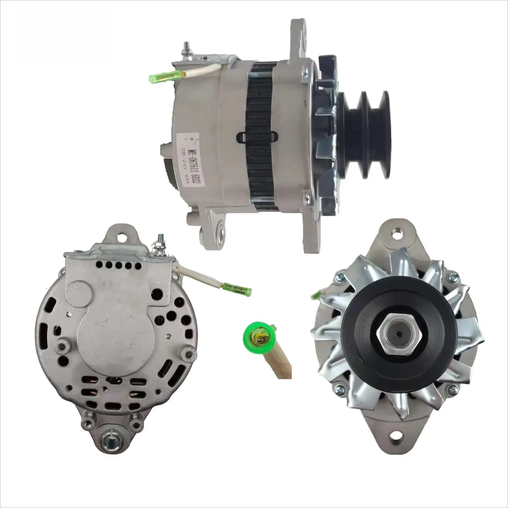 24V 45A 2B Alternator for MI TSUBISHI 6D22 ME037640 A2T72883 A2T72893 A2T72985 A2T72986 A2T72987 A2T72989 A2T72999 A2T73386
24V 45A 2B Alternator for MI TSUBISHI 6D22 ME037640 A2T72883 A2T72893 A2T72985 A2T72986 A2T72987 A2T72989 A2T72999 A2T73386