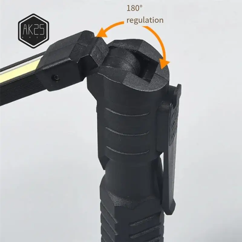 AK25-COB Складной фонарик Светодиодный рабочий свет 7 режимов Магнитный USB перезаряжаемый фонарик Портативная рабочая вспышка
AK25-COB Складной фонарик Светодиодный рабочий свет 7 режимов Магнитный USB перезаряжаемый фонарик Портативная рабочая вспышка
