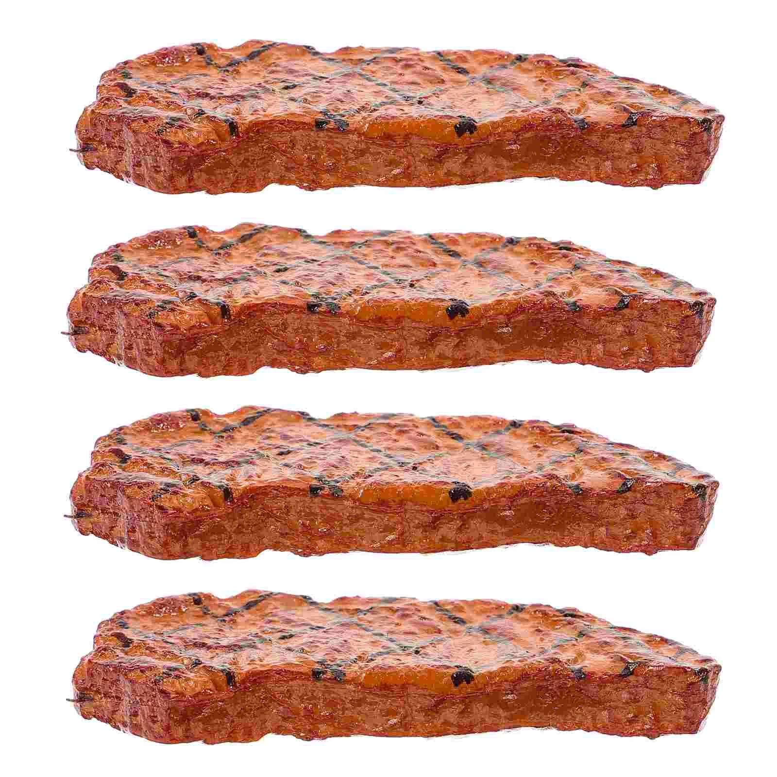 Mini Steak Fake Photography Props Artificial Steaks Realistic Meat Simulated Food Ornament Adornments Burgers
Mini Steak Fake Photography Props Artificial Steaks Realistic Meat Simulated Food Ornament Adornments Burgers