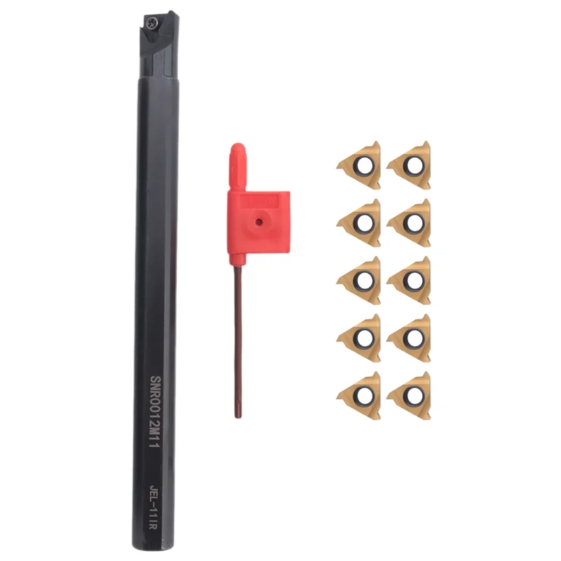 Internal Thread Tool Kit Support SNL0012M11 CNC Machining Turning Tools With 11ER AG60 Suit MMT11IR-ABRO
Internal Thread Tool Kit Support SNL0012M11 CNC Machining Turning Tools With 11ER AG60 Suit MMT11IR-ABRO
