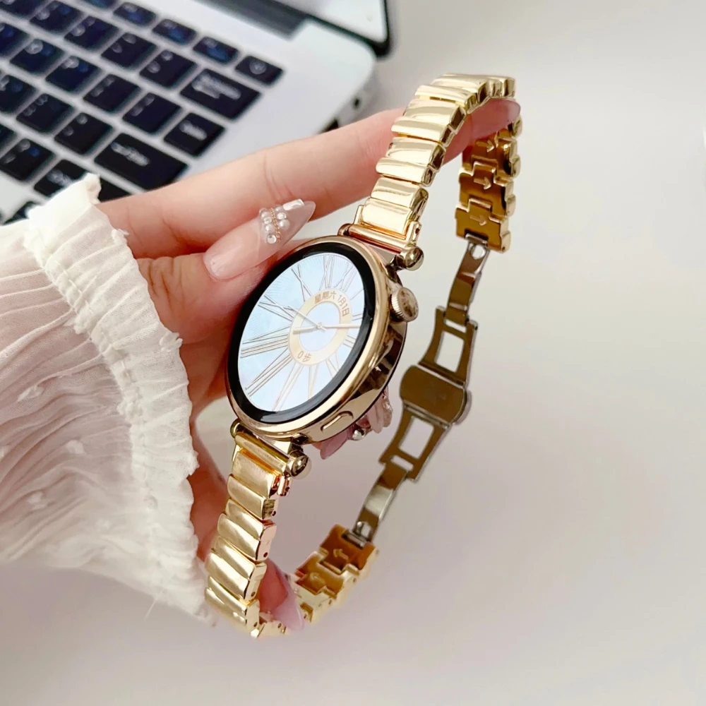 Ремешок из нержавеющей стали для Huawei Watch GT4 41 мм 46 мм, тонкий металлический браслет для Samsung Galaxy Watch 4 5 6, 18 20 мм 22 мм
Ремешок из нержавеющей стали для Huawei Watch GT4 41 мм 46 мм, тонкий металлический браслет для Samsung Galaxy Watch 4 5 6, 18 20 мм 22 мм