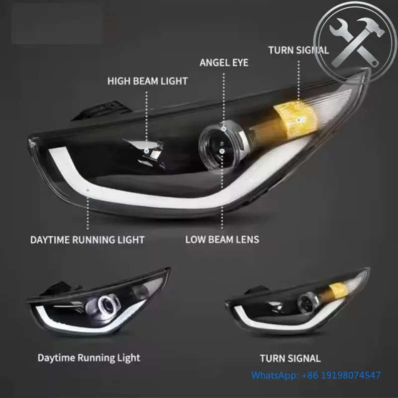 Hot Sale Dual Beam Projector LED Headlight Assembly 2010-2013 Compact SUV 12V ABS Housing 6000K Warm White Waterproof Auto Parts
Hot Sale Dual Beam Projector LED Headlight Assembly 2010-2013 Compact SUV 12V ABS Housing 6000K Warm White Waterproof Auto Parts
