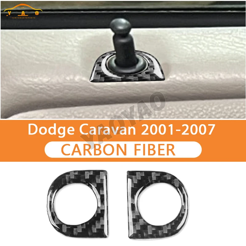 Car Interior Accessories For Dodge Caravan 2001-2007 Carbon Fiber Front and Rear Door Lock Rings Panel Trim
Car Interior Accessories For Dodge Caravan 2001-2007 Carbon Fiber Front and Rear Door Lock Rings Panel Trim