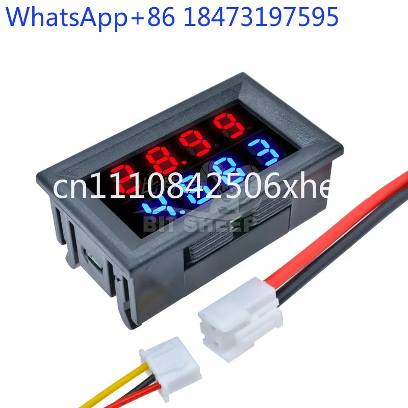 2pcs DC0-100V/200V 10ALED dual digital display voltage and current meter head high precision four-position current and voltmeter
2pcs DC0-100V/200V 10ALED dual digital display voltage and current meter head high precision four-position current and voltmeter