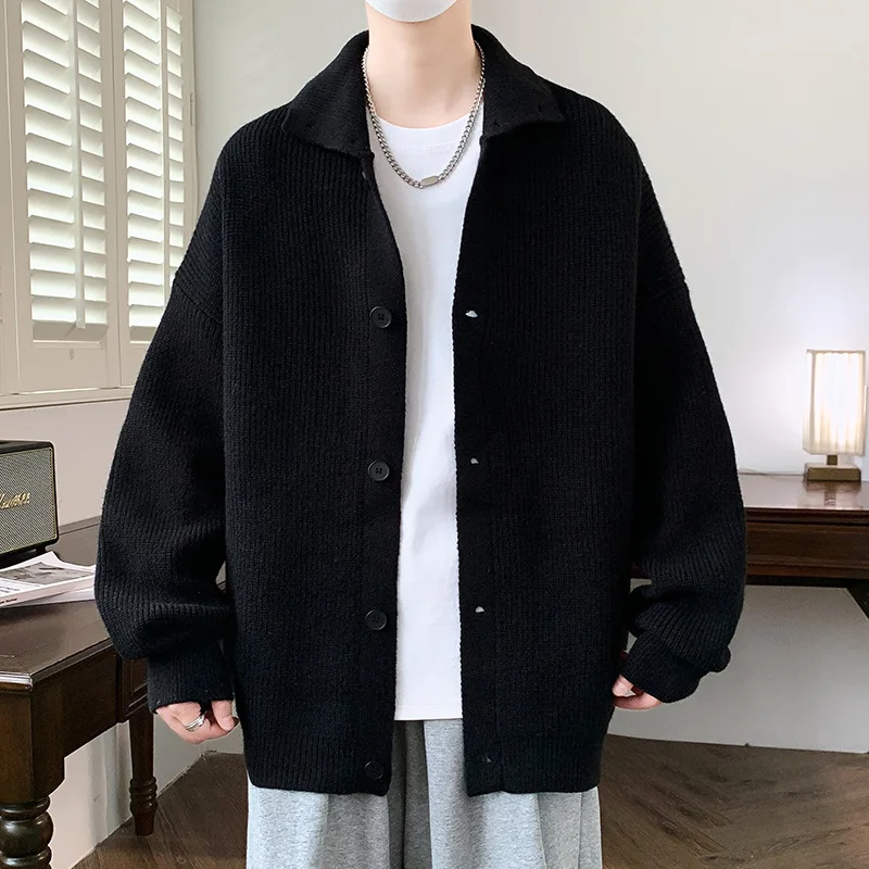 Men's collar high neck new style knitwear solid trend insulation casual cardigan
Men's collar high neck new style knitwear solid trend insulation casual cardigan