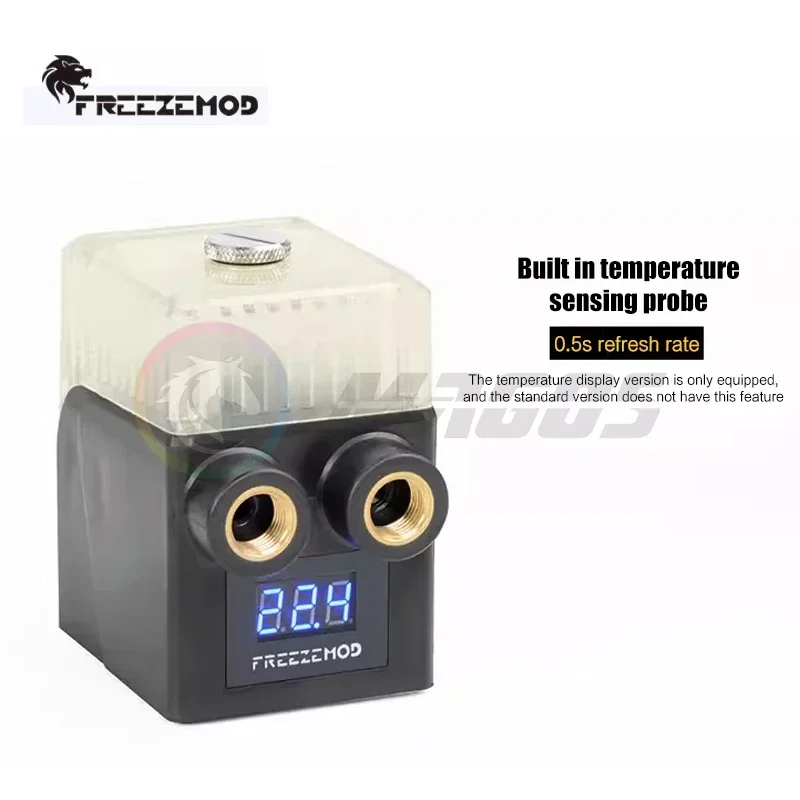 FREEZEMOD AIO Pump Water Cooler 12V Integrated Water Tank Pump with Digital Display Ceramic Bearing 450L/H Flow PUB-12WX
FREEZEMOD AIO Pump Water Cooler 12V Integrated Water Tank Pump with Digital Display Ceramic Bearing 450L/H Flow PUB-12WX