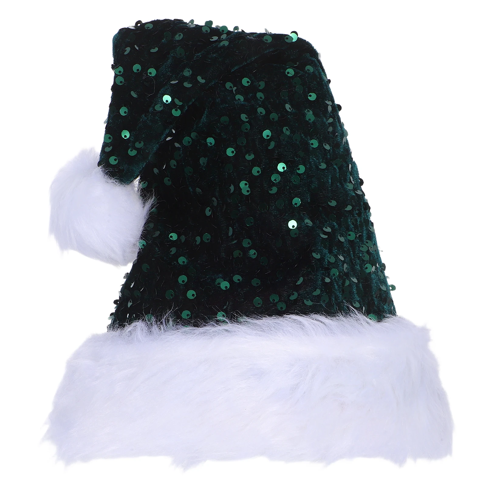 Sequin Christmas Hat Glitter Santa Claus Headwear Holiday Party Costume Unisex Sparkly Pompom Xmas Festive Hat 
Sequin Christmas Hat Glitter Santa Claus Headwear Holiday Party Costume Unisex Sparkly Pompom Xmas Festive Hat