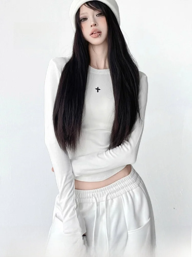 NZNB Women's Slim Fit Long Sleeve T-Shirt round Neck Short Style Casual Cotton Polyester Blend Autumn Winter Fashion Inner Wear
NZNB Women's Slim Fit Long Sleeve T-Shirt round Neck Short Style Casual Cotton Polyester Blend Autumn Winter Fashion Inner Wear