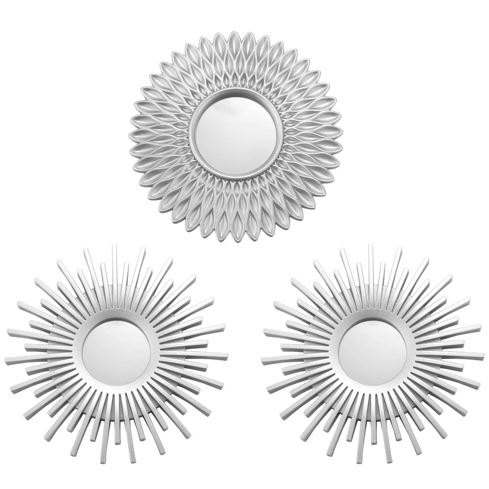 A59T Silver Mirrors for Wall Pack of 3 - Wall Mirrors for Room Decor & Home Decor Mirrors for Wall Decor Decorative Mirrors
A59T Silver Mirrors for Wall Pack of 3 - Wall Mirrors for Room Decor & Home Decor Mirrors for Wall Decor Decorative Mirrors