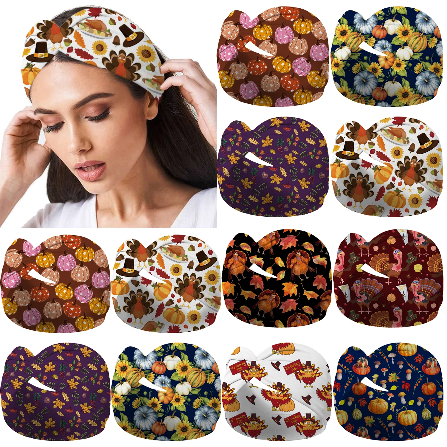 Pumpkin Headbands For Women Girls Thanksgiving Day Head Wraps Hair Accessories Stretchy Breathable Headband Non Slip Hair Bands
Pumpkin Headbands For Women Girls Thanksgiving Day Head Wraps Hair Accessories Stretchy Breathable Headband Non Slip Hair Bands